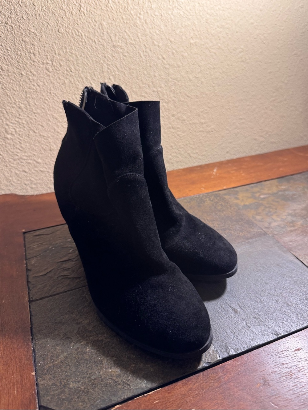 Black Suede Women’s Ankle Boots